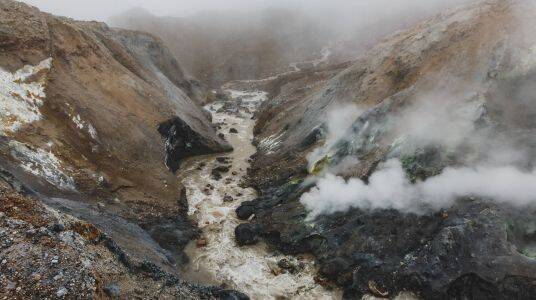 Mutnovsky Volcano on Kamchatka