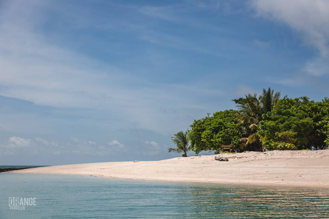 The beach on Selingan Island