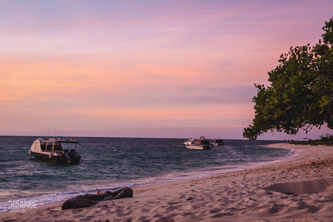 Sunset on Selingan Island