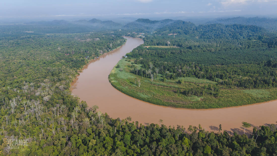 Kinabatangan River in Malaysia