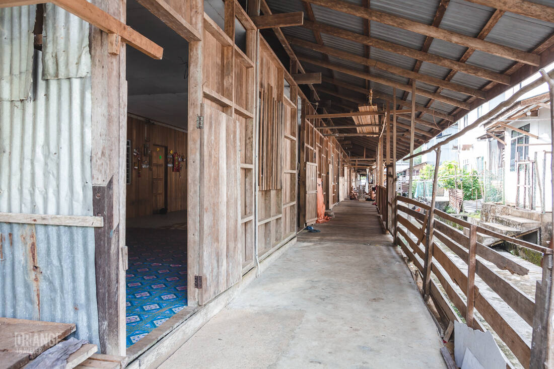 A longhouse in Batang Ai