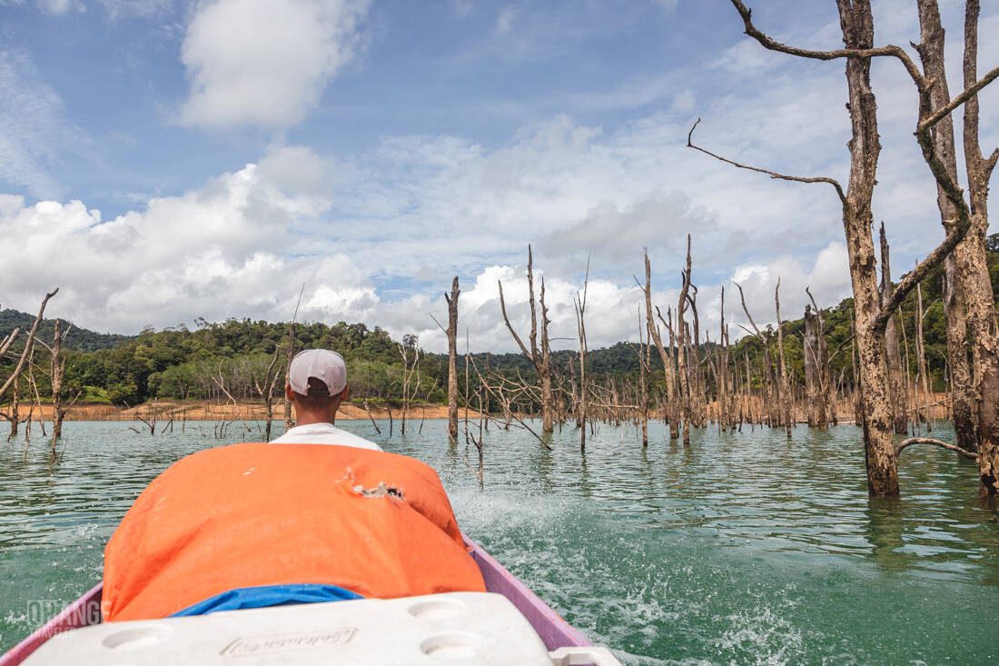 By boat across Batang Ai Reservoir