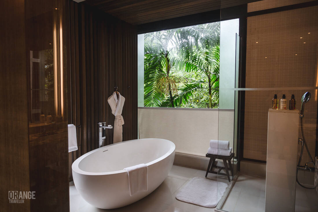 Bathroom in a suite at The Ritz-Carlton, Langkawi