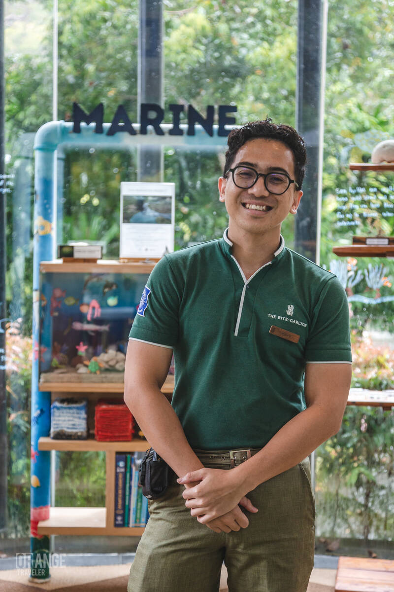 Marine biologist at The Ritz-Carlton, Langkawi