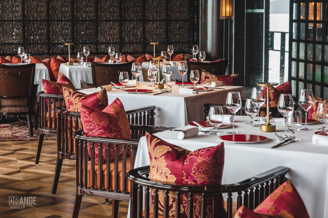 Chinese restaurant interior at The Ritz-Carlton, Langkawi