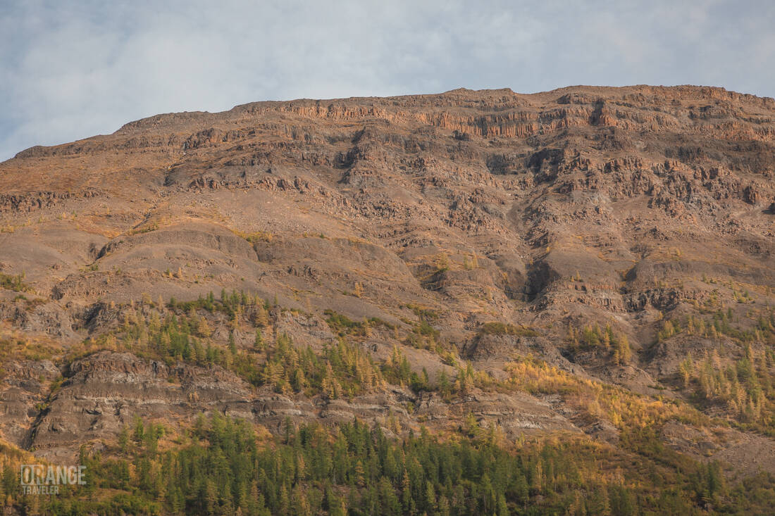 Basalt mountains on the Putorana Plateau