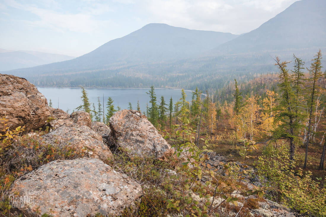 Lake Kapchuk on the Putorana Plateau