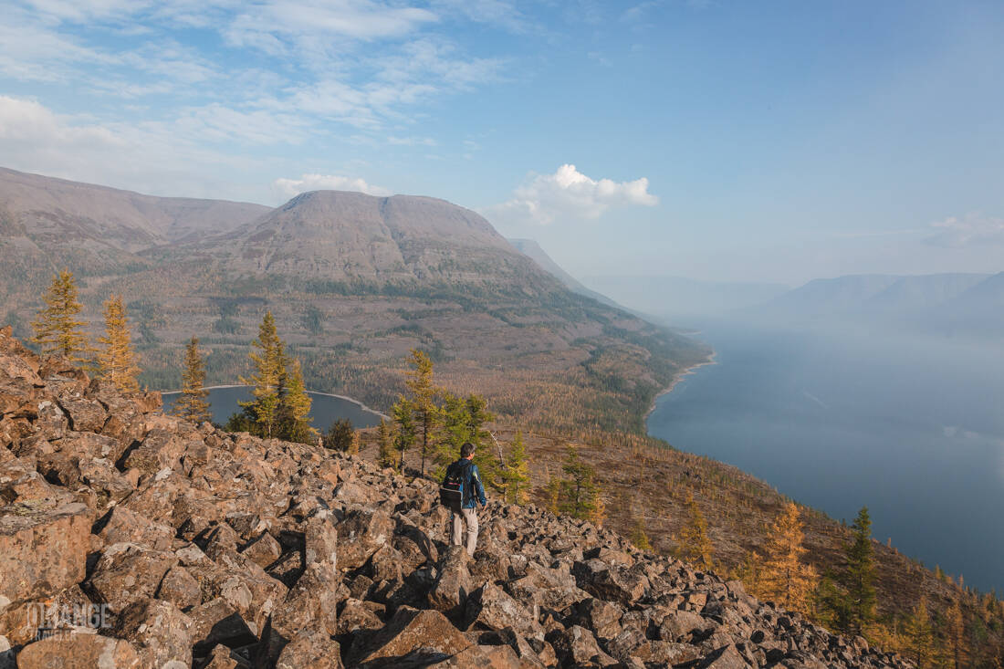 Descending from Mount Festivalnaya
