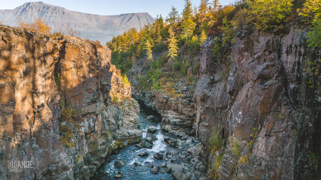 Neralakh Waterfall on the Putorana Plateau