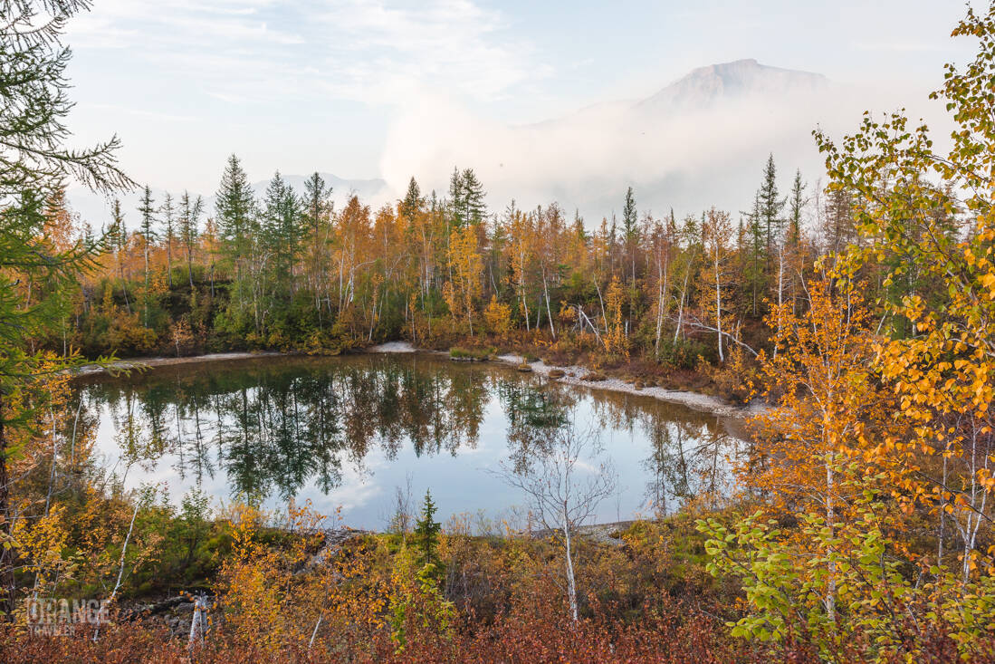 A lake near the park hotel