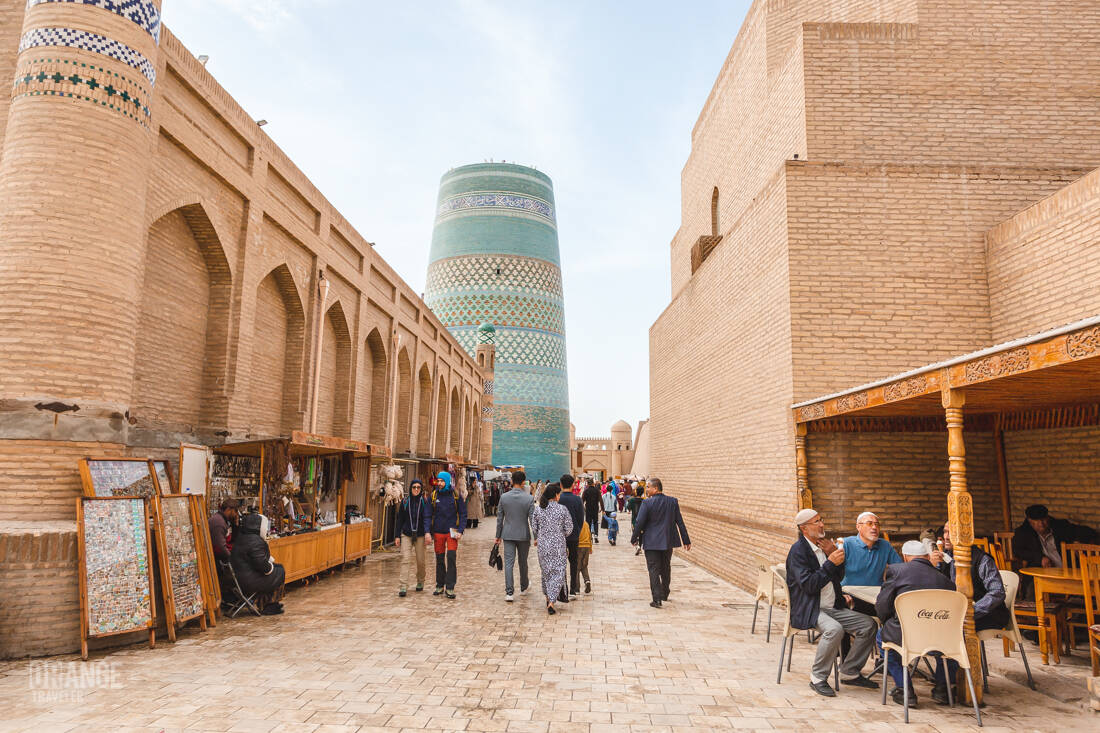 Ichan-Kala Old Town in Khiva, Uzbekistan