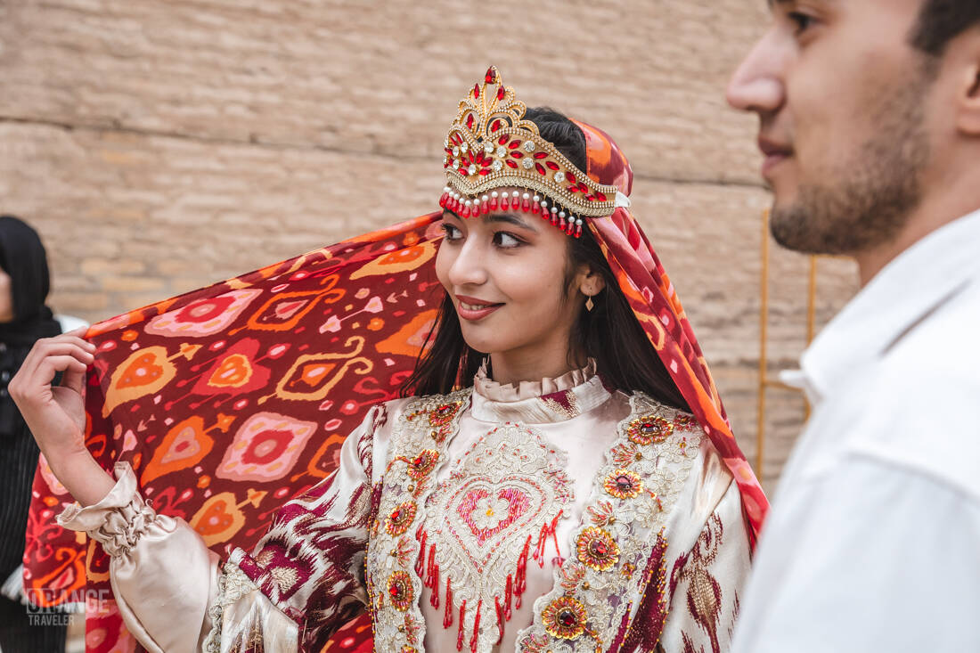 Uzbek woman in Ichan-Kala, Khiva