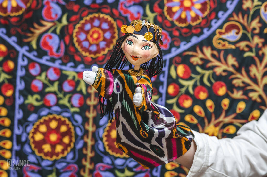 Glove puppet from Kuyazov’s workshop in Khiva