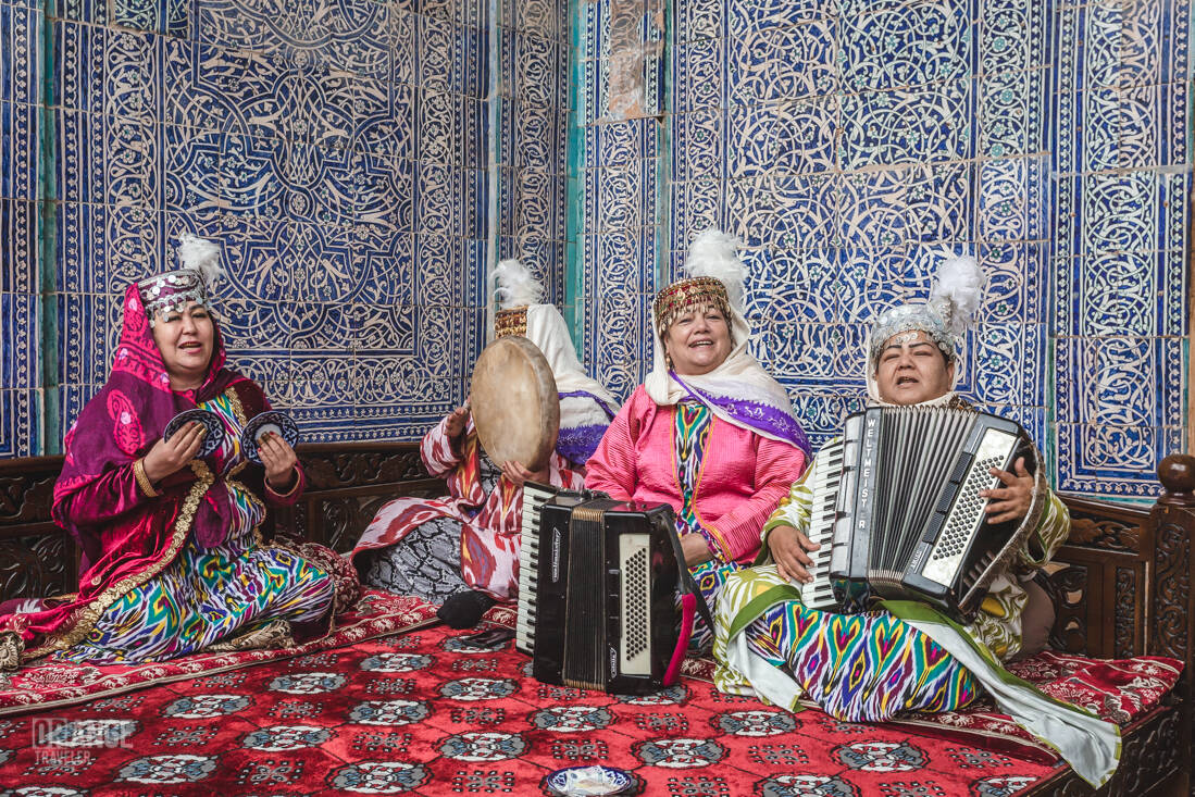 Ensemble at Tash-Hauli Palace in Khiva