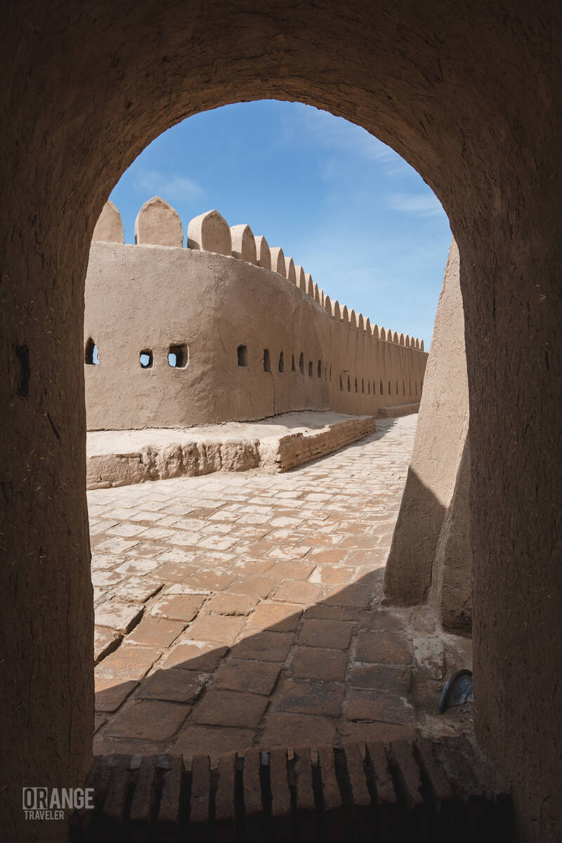 Kunya-Ark Citadel in Khiva, Uzbekistan
