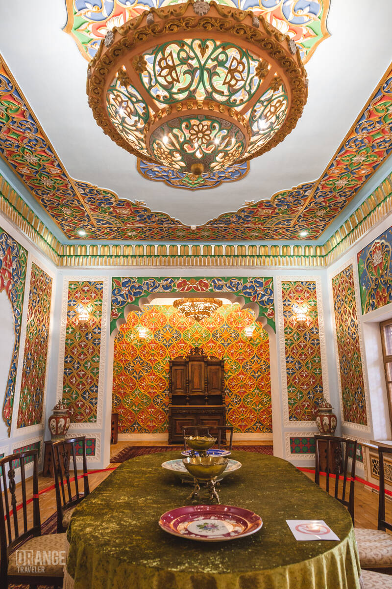 Palace interior in Dishan-Kala, Khiva