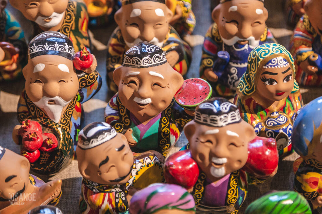 Souvenirs in Khiva, Uzbekistan