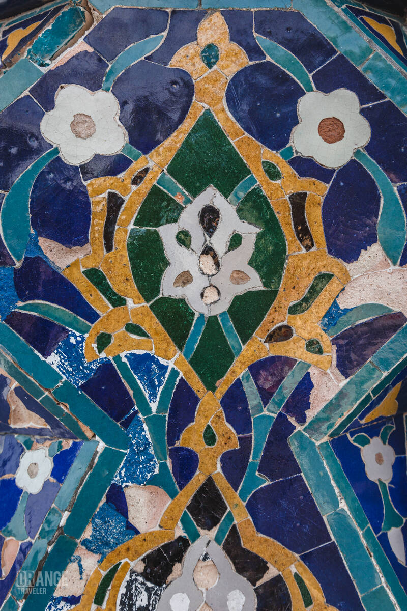 Ornaments at the Gur-Emir Mausoleum