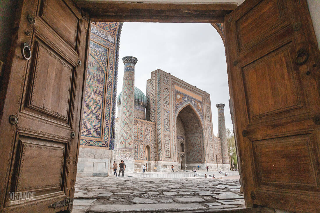View of the Tillya-Kari Mosque